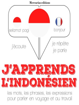 cover image of J'apprends l'indonésien